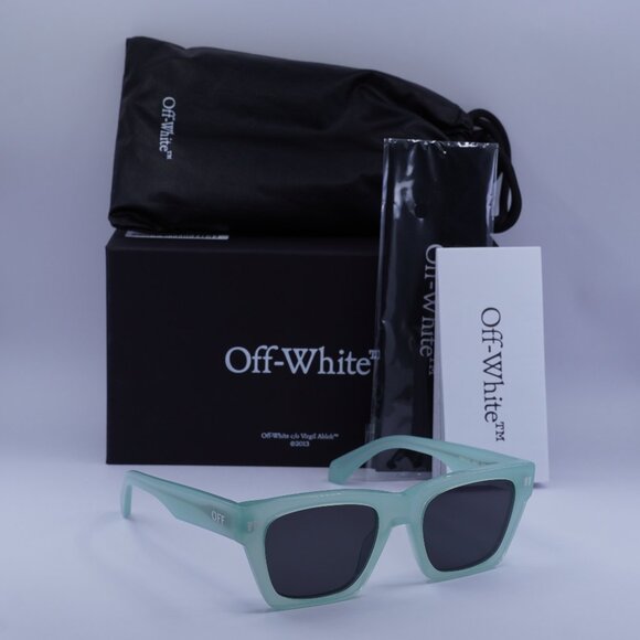 Off-White OERI13X VALDEZ 5307 Square Sunglasses – Sage/Dark Grey - Picture 1 of 10